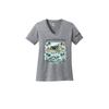 Central Florida Port & Co™ Women's Core Cotton V-Neck Tee