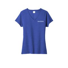 Wisconsin Port & Co™ Women's Fan Favorite™ Blend V-Neck Tee