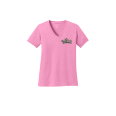 Texas Fall Port & Co® Women's Core Cotton V-Neck Tee