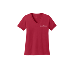 North Florida Port & Co® Women's Core Cotton V-Neck Tee